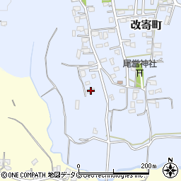 熊本県熊本市北区改寄町2511-1周辺の地図