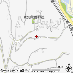 熊本県熊本市北区植木町那知163周辺の地図