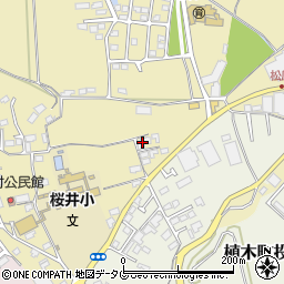 熊本県熊本市北区植木町滴水180周辺の地図