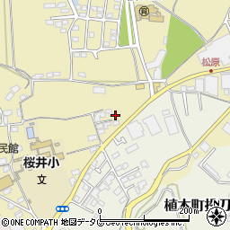 熊本県熊本市北区植木町滴水177周辺の地図