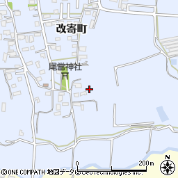 熊本県熊本市北区改寄町2536周辺の地図