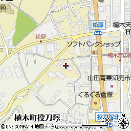 熊本県熊本市北区植木町滴水111周辺の地図