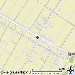 熊本県玉名市滑石4342-2周辺の地図