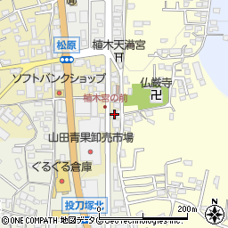 熊本県熊本市北区植木町滴水69-3周辺の地図