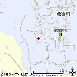 熊本県熊本市北区改寄町2511周辺の地図