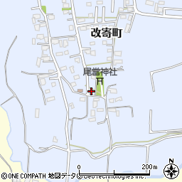 熊本県熊本市北区改寄町2544周辺の地図