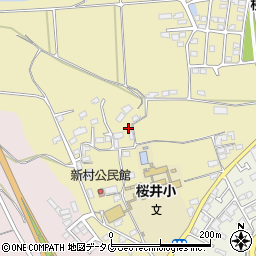熊本県熊本市北区植木町滴水2233周辺の地図