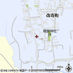 熊本県熊本市北区改寄町2509周辺の地図