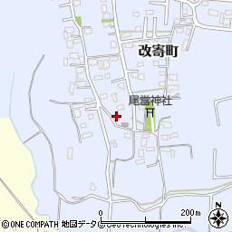熊本県熊本市北区改寄町2495周辺の地図