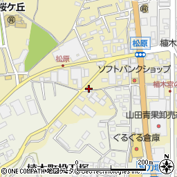 熊本県熊本市北区植木町滴水166周辺の地図