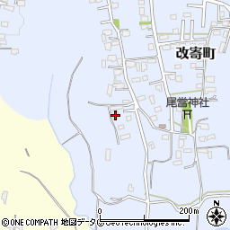 熊本県熊本市北区改寄町2510周辺の地図