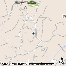 熊本県玉名郡玉東町西安寺70周辺の地図