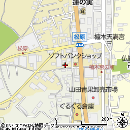 熊本県熊本市北区植木町滴水145周辺の地図
