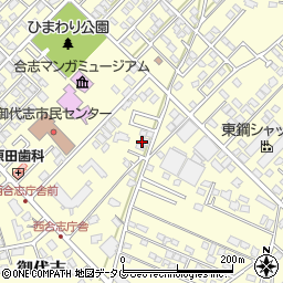 熊本県合志市御代志1661-201周辺の地図