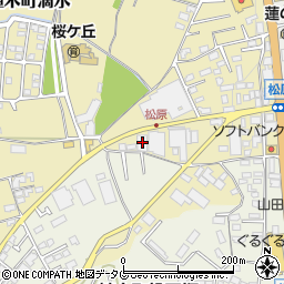 熊本県熊本市北区植木町滴水172-2周辺の地図
