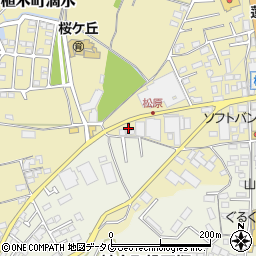 熊本県熊本市北区植木町滴水172-1周辺の地図