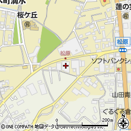 熊本県熊本市北区植木町滴水169周辺の地図