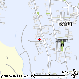 熊本県熊本市北区改寄町2505周辺の地図
