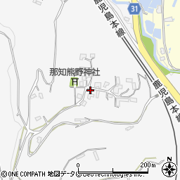 熊本県熊本市北区植木町那知322周辺の地図