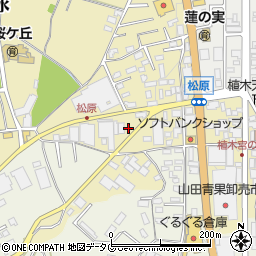 熊本県熊本市北区植木町滴水143周辺の地図