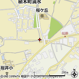 熊本県熊本市北区植木町滴水210周辺の地図