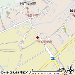 竹迫郵便局 ＡＴＭ周辺の地図