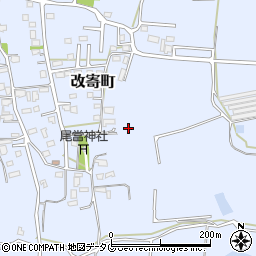 熊本県熊本市北区改寄町2472周辺の地図