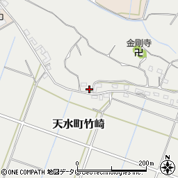 熊本県玉名市天水町竹崎785周辺の地図