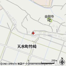 熊本県玉名市天水町竹崎788周辺の地図