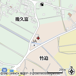 熊本県合志市竹迫2032周辺の地図