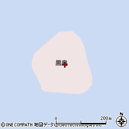 黒島周辺の地図