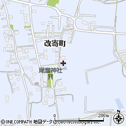 熊本県熊本市北区改寄町2473周辺の地図