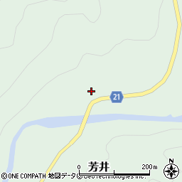 高知県幡多郡三原村芳井79周辺の地図