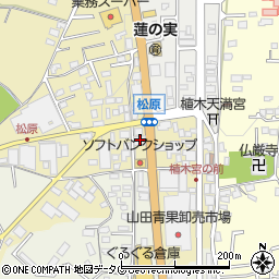 明光義塾　植木教室周辺の地図