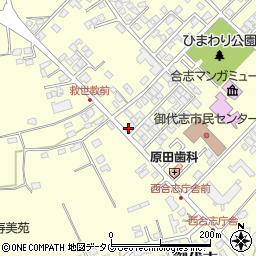 熊本県合志市御代志1661-132周辺の地図