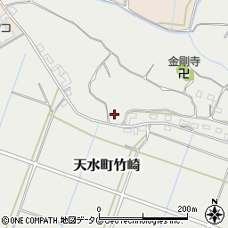 熊本県玉名市天水町竹崎784周辺の地図