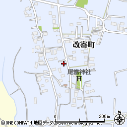 熊本県熊本市北区改寄町2490周辺の地図