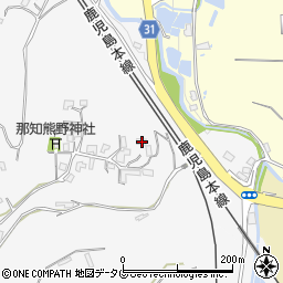 熊本県熊本市北区植木町那知284周辺の地図