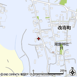 熊本県熊本市北区改寄町2504-1周辺の地図