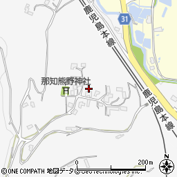 熊本県熊本市北区植木町那知周辺の地図