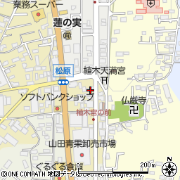 熊本県熊本市北区植木町滴水55周辺の地図