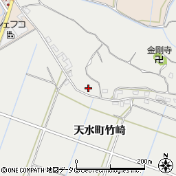 熊本県玉名市天水町竹崎763周辺の地図