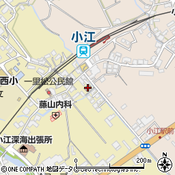 倉床公民館周辺の地図