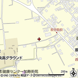 熊本県合志市御代志2046-3周辺の地図