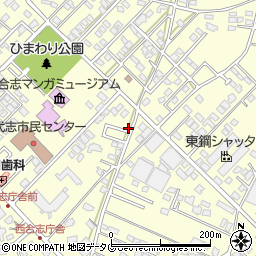 熊本県合志市御代志1661-324周辺の地図