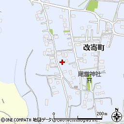 熊本県熊本市北区改寄町2497周辺の地図