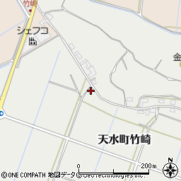 熊本県玉名市天水町竹崎911周辺の地図
