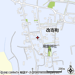 熊本県熊本市北区改寄町2489周辺の地図