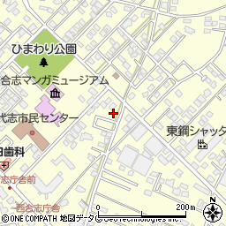 熊本県合志市御代志1661-323周辺の地図