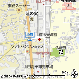 熊本県熊本市北区植木町滴水48-1周辺の地図